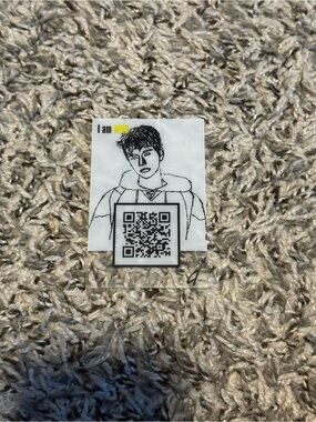 Official Stray Kids Seungmin I AM WHO Drawing/Doodle QR Code Photocard